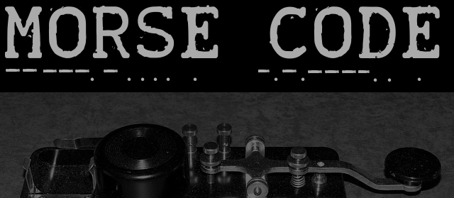 Online morse code translator. With sound. Using the web audio API. cover image